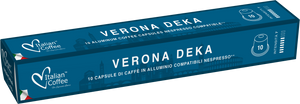 Nespresso compatible Verona Decaffeineated in Aluminium Capsules