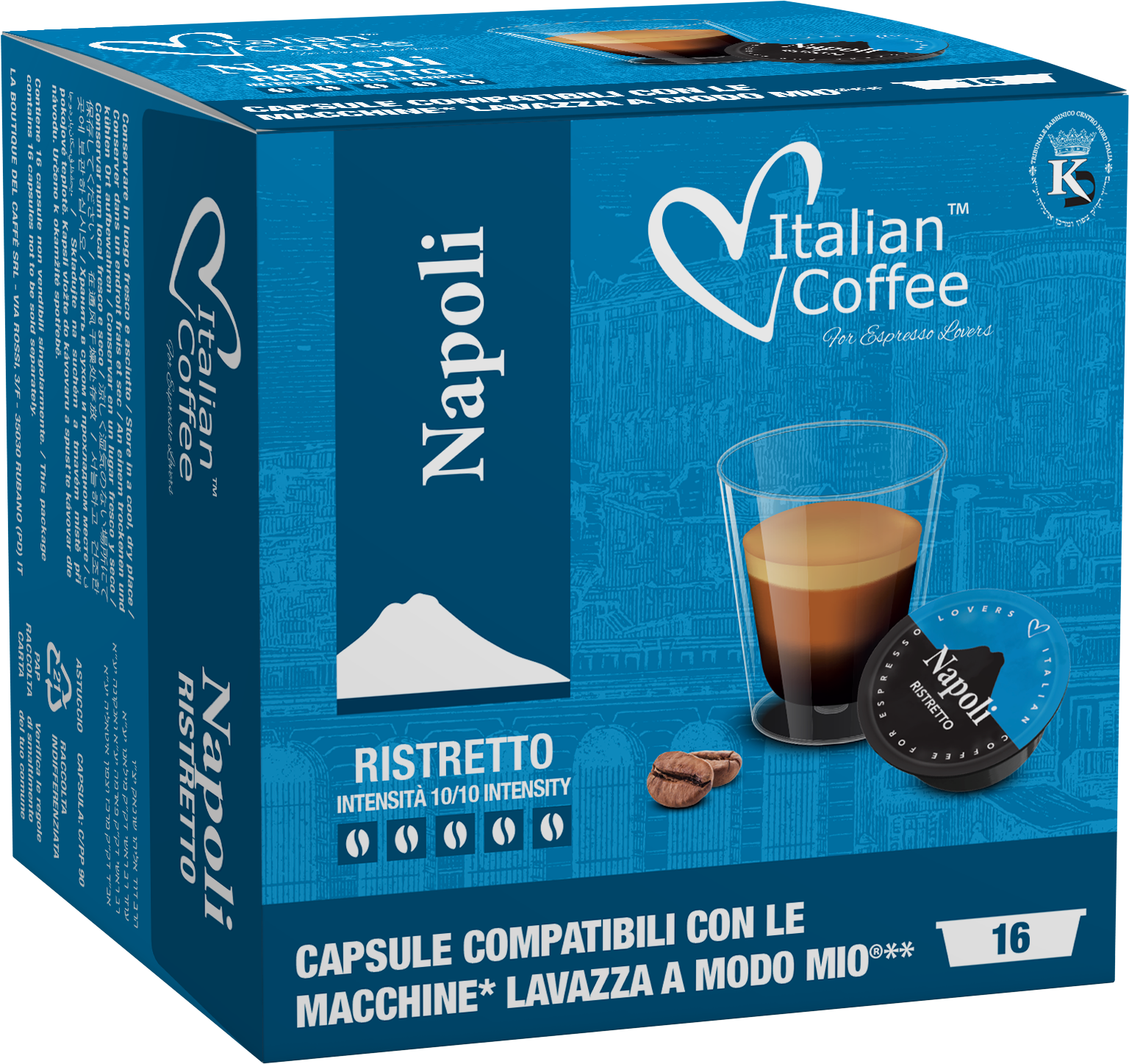 Nescafé Dolce Gusto Espresso Café con Leche en Cápsulas Coffee Capsules  With Milk, 10 g / 0.35 oz each (box of 16)